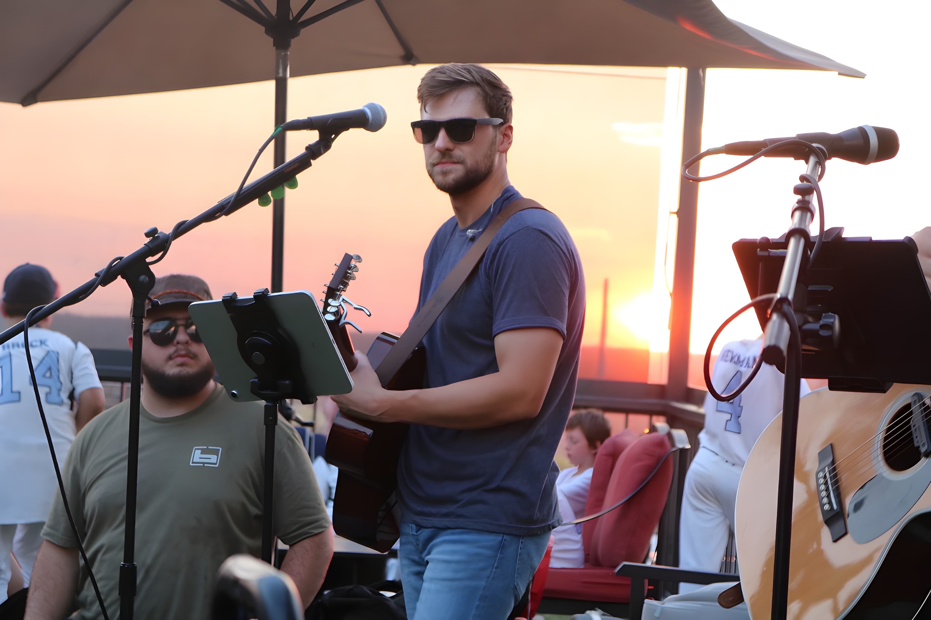 Noah Lynch performing at The Roof