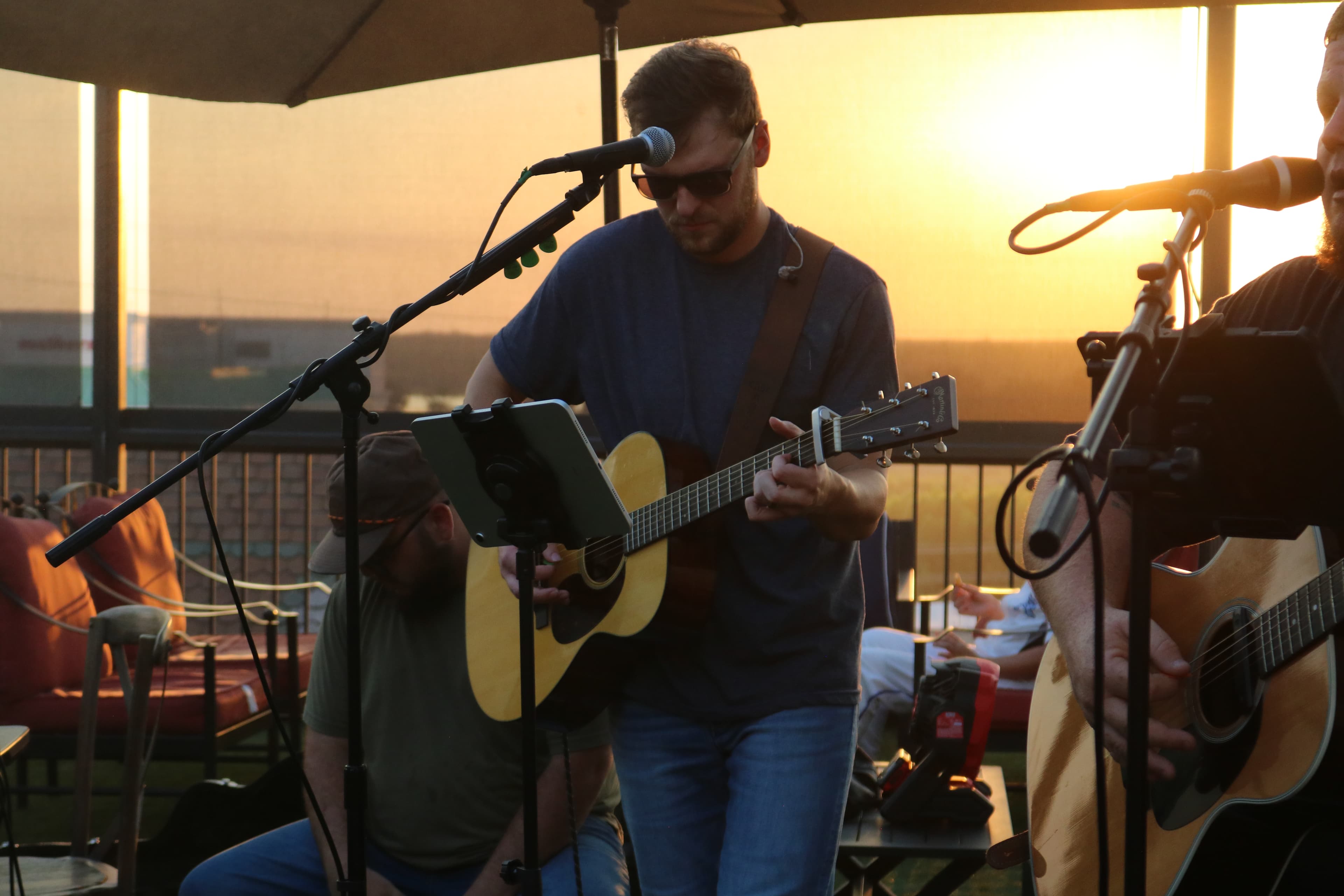 Noah Lynch performing at The Roof